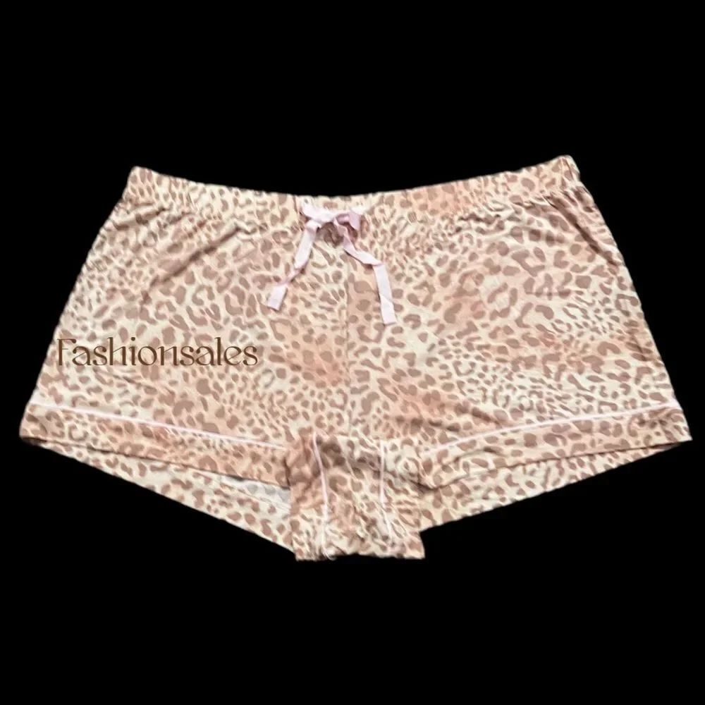 Victoria’s Secret Supersoft Modal animal print elastic waistband Shorts XXL